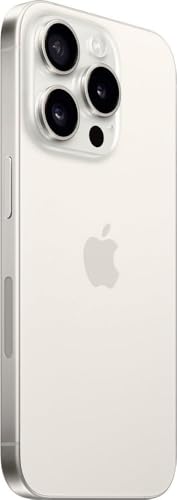 Apple iPhone 15 Pro 1TB White Titanium for TracFone (Renewed)