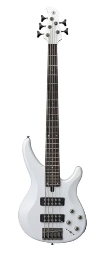 5-String White Bass Guitar TRBX305WH