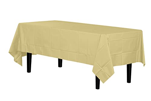 Exquisite Premium Tablecloths: Elegant Light Yellow Covers