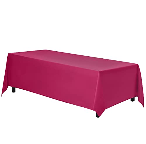 Gee Di Moda 90x132 Fuchsia Tablecloth