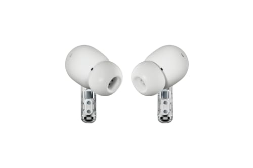 Nothing Ear (a) Wireless Earbuds with ChatGPT Integration 45dB Hybrid Noise Cancelling Earbuds Hi-Res Audio Advanced Equaliser Dual Connect 6 Mics 42.5H Playtime Earbuds Wireless Bluetooth White
