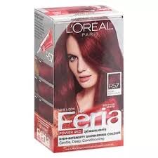 L'Oréal Paris Feria Power Red R57: Intense Auburn Hair Color