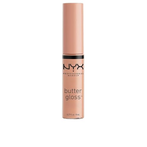 NYX Butter Gloss Non-Sticky Lip Gloss - Fortune Cookie True Nude, Buttery Smooth Shine