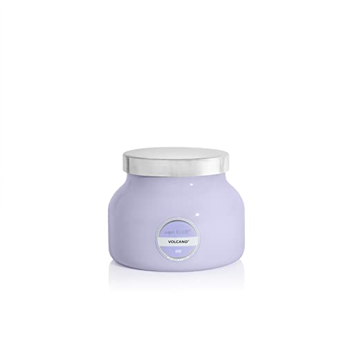 Capri Blue Volcano Scented Candles - Luxury Candles for Home Scented with Tropical Fruit & Sugared Citrus - Soy Candle Wax Blend - Tropical Candle - Jar Candles - Digital Lavender Color (8 oz)