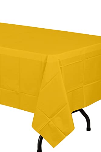 Exquisite Premium Table Cloth 54x108in Yellow