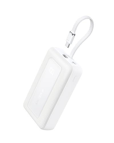 Anker Power Bank (20K 30W Built-in USB-C Cable) B2C - UN White Iteration 1 A1689
