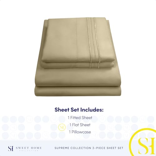 1800 TC Brushed Microfiber Sheet Set | Ultra-Soft Luxury Egyptian Quality Bedding