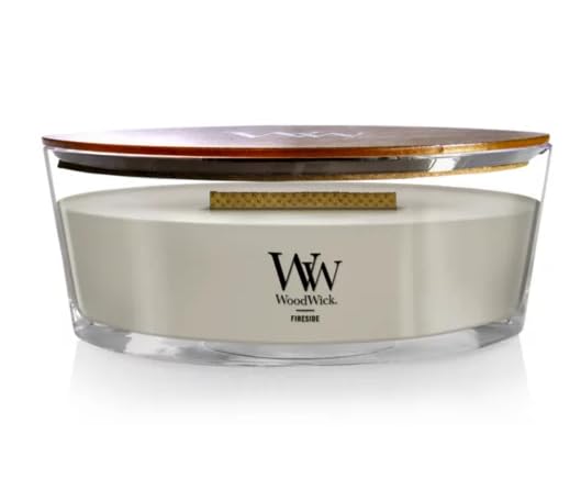 Fireside HearthWick Candle: Soy Wax, Natural Wick