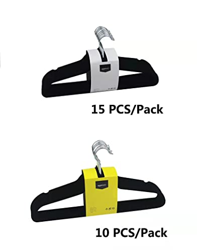Amazon Basics Velvet Hangers - Organize Clothes in Style