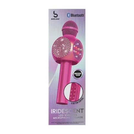 Amazmic Kids Microphone for Singing Voice Changing Karaoke Toy for Girls Age 3-14 - Pink