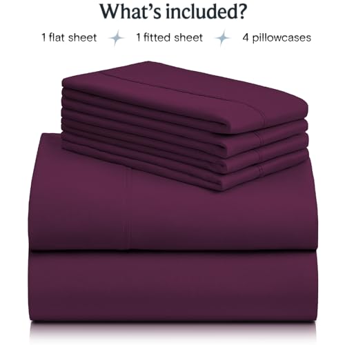 LuxClub Bed Sheets: Deep Pocket, Cooling, & Soft