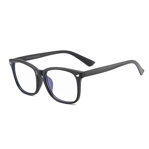 MAXJULI Blue Light Blocking Glasses Computer Reading/Gaming/TV/Phones Glasses for Women Men(Matte Black)