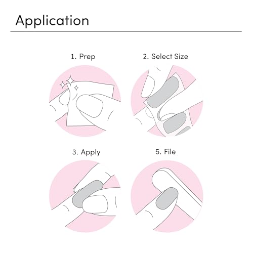 GEL NAIL STRIPS CRYSTAL CLEAR