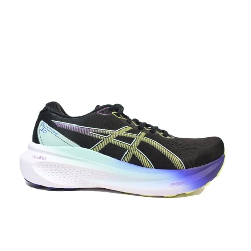 ASICS GEL-KAYANO 30 | Black/Glow Yellow | Womens Running Trainers Black/Glow Yellow 7