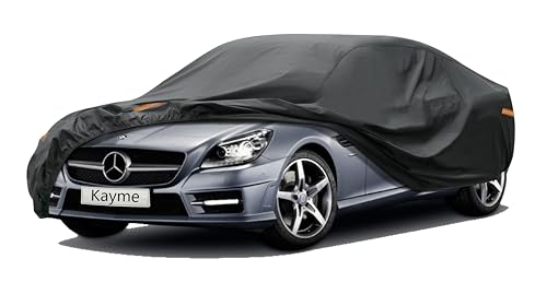 Kayme 7 Layers Car Cover Custom Fit for Mercedes Benz SLK Class 200 230 250 280 320 350 (1996-2016) Waterproof All Weather for Automobiles Outdoor Full Cover Rain Sun UV Protection.