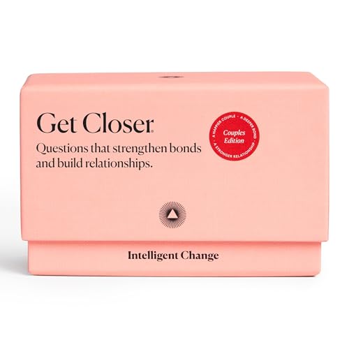 Intelligent Change Get Closer Conversation Cards for Couples Fun Date Activity Dating Card Game 100 Icebreaker Couple Questions to Strengthen Bonds and Relationships