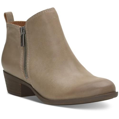 Lucky Brand Women's Basel Ankle Bootie Taupe Size 5.5