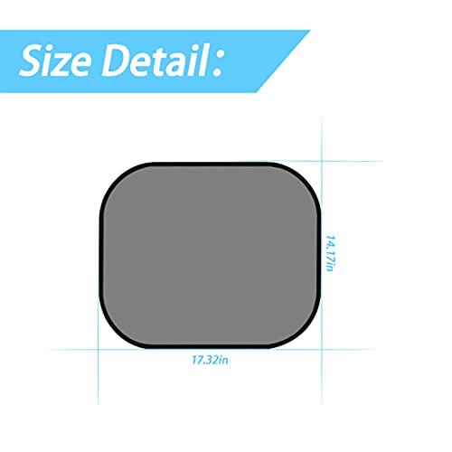 2 Pack Universal Car Window Shade Cling Sunshade for Car Windows - Sun Glare and UV Rays Protection for Your Child - Baby Side Window Car Sun Shades Blocks Over 98% of Harmful UV Rays (Small)