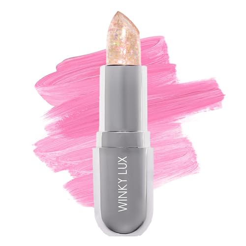 Winky Lux Glimmer Balm pH Color Changing Lipstick and Tinted Lip Balm Vegan Hydrating Lip Balm Rainbow