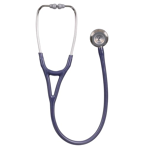 3M Littmann Cardiology IV Diagnostic Stethoscope 6187C More Than 2X as Loud* Weighs Less** 27\" Midnight Blue Satin-Finish Tube for Added Comfort Flexibility and Cleanability