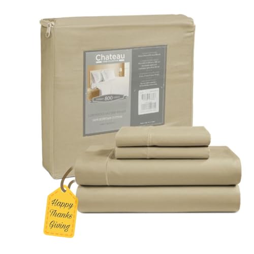 CHATEAU HOME COLLECTION 800 Thread Count Egyptian Cotton Sheets