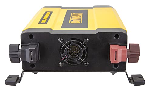 DEWALT DXAEPI1000 Power Inverter 1000W Car Converter & DXAEPI140 Inverter 140W Converter: 12V DC to 120V AC Power Outlet with Dual 3.1A USB Ports