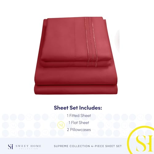 1800TC Soft Egyptian Brushed Microfiber Sheets