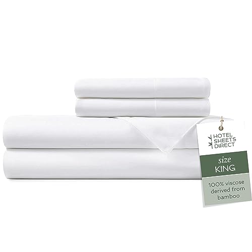 Hotel Sheets Direct Bamboo Sheets - Soft King Size Bed Sheets