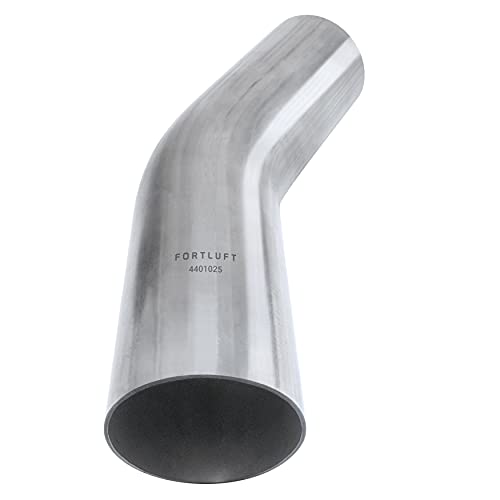 FORTLUFT Universal Mandrel Exhaust Bend Pipe & Elbow Stainless Steel (Bend Pipe 30 degree 2.50''/63.5mm)