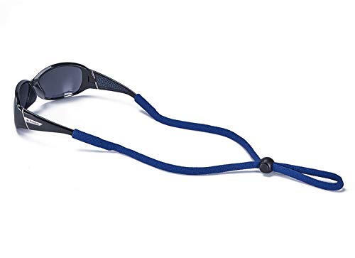 SHINKODA Adjustable Sunglasses Holder Strap Sport Glasses Leash Eyeglass Straps Sunglass Cord for Men Pack of 6 Black & Navy & Grey