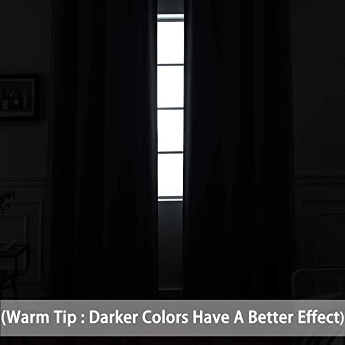 Yakamok Blackout Curtains: 84 Inch Thermal Insulation