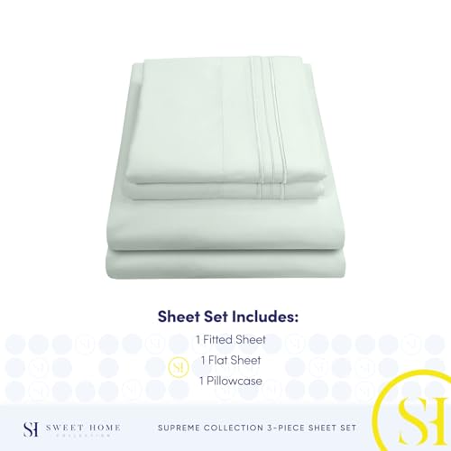 Sweet Home 1800 Thread Count Sheets: Soft Luxury Bed Set