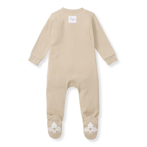 Burt's Bees Baby Boys Footed Pajamas Sleep and Play Loose Fit 100% Organic Cotton Soft One-piece PJs Sizes NB to 6-9 Months