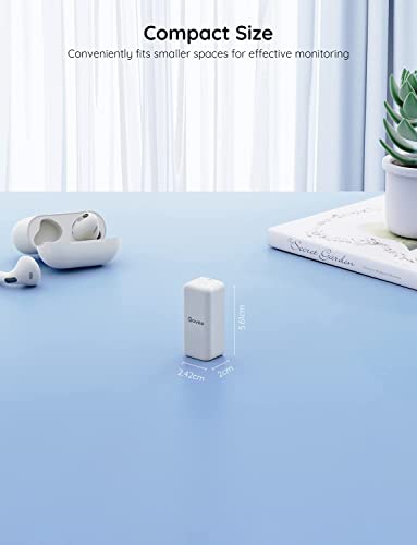 Govee WiFi Hygrometer Thermometer 6 Pack H5100 Indoor Wireless Temperature Humidity Sensor Monitor with Remote App Notification Alert 2 Years Free Data Storage Export for Home Greenhouse