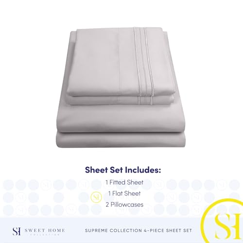 Sweet Home Collection 1800 Thread Count Sheets - Soft & Luxurious