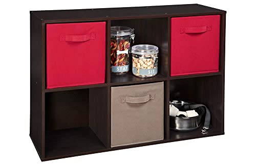 6-Cube Stackable Espresso Organizer