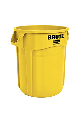 10G Yellow Brute Trash Can
