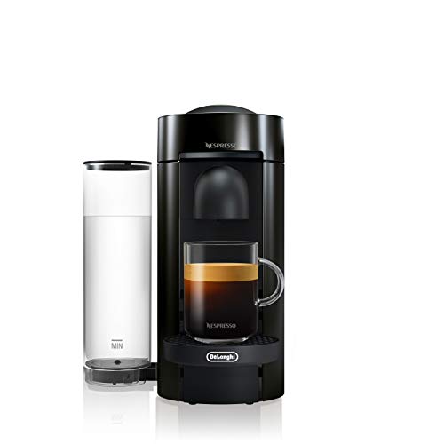 Nespresso VertuoPlus Coffee and Espresso Machine Bundle by De'Longhi with Vertuoline Variety Pack Coffees included
