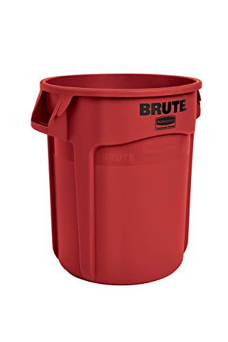20G Red Rubbermaid Brute Trash Can