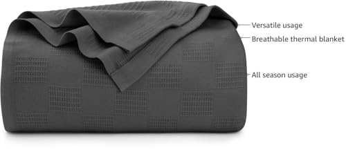 Soft Cotton Thermal Blanket Twin