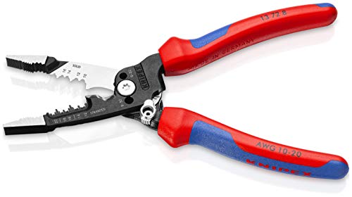 KNIPEX High Leverage Angled Diagonal Cutter and Wire Stripper Combo