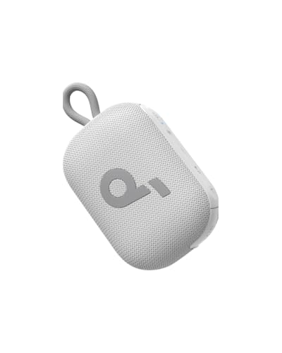 Soundcore Select 4 Go Bluetooth Speaker by Anker Ultra Portable Up to 20 Hours of Playtime IP67 Waterproof and Dustproof Floatable Powerful Sound Ideal for Indoors and Outdoors Hiking - White