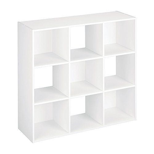 9Cube WHT StackStorage: Compact 9-Cube Organizer
