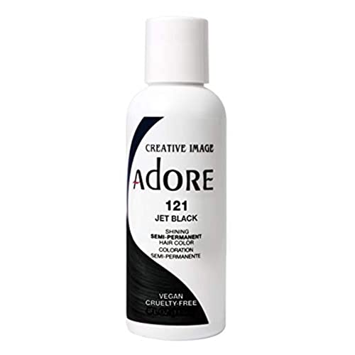 Adore Semi-Permanent Hair Dye: Vibrant Jet Black