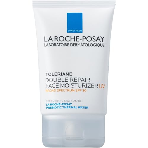 La Roche-Posay Toleriane Double Repair Face Moisturizer Oil-Free Face Cream with Niacinamide SPF 30 2.5 Fl. Oz.