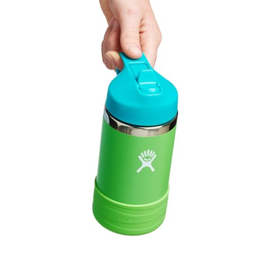 Hydro Flask 12 Oz Kids Wide Mouth Straw Cap And Boot Grass