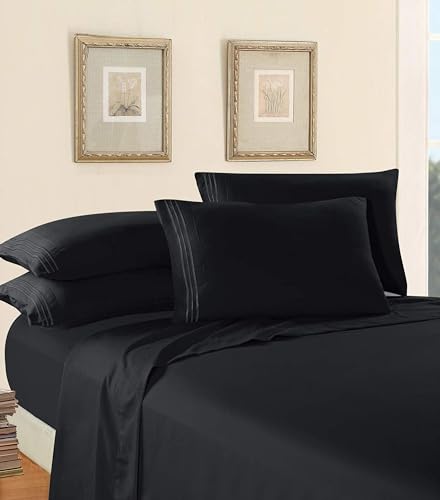Luxury 1500 Microfiber 4-Piece Sheet Set