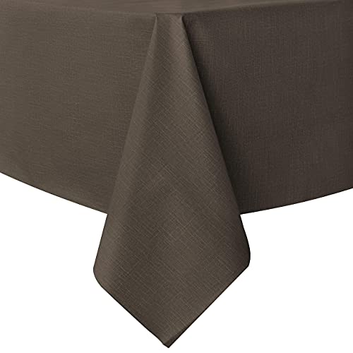 sancua 100% Waterproof Rectangle PVC Tablecloth - 54 x 78 Inch - Oil Proof Spill Proof Vinyl Table Cloth Wipe Clean Table Cover for Dining Table Buffet Parties and Camping Coffee
