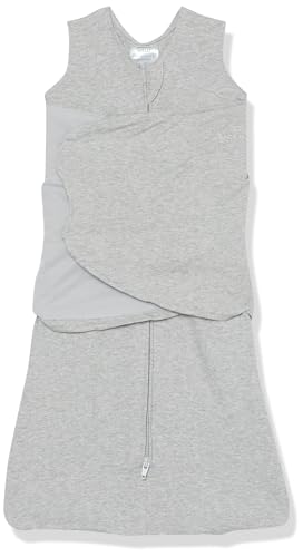 HALO 100% Cotton Sleepsack Swaddle Wearable Blanket Heather Gray Small