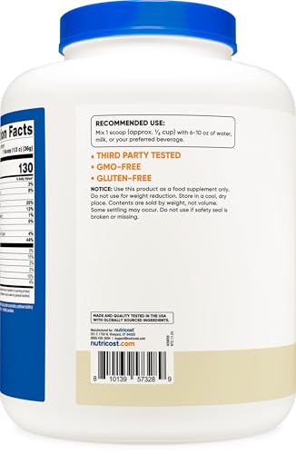 Nutricost Whey Protein Concentrate: 25g Protein Per Serving